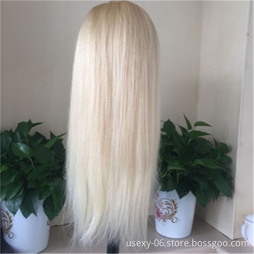 Virgin And Remy Hair Grade 10A Lace Front Wig 613 Color Indian Young Girl Hair In India